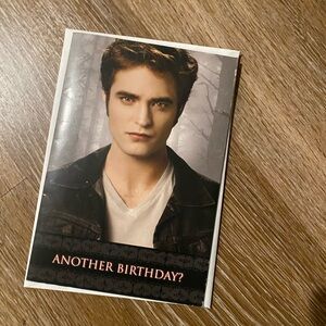 The Twilight Saga: Eclipse Edward Hallmark Birthday Card UNUSED (With Envelope!)